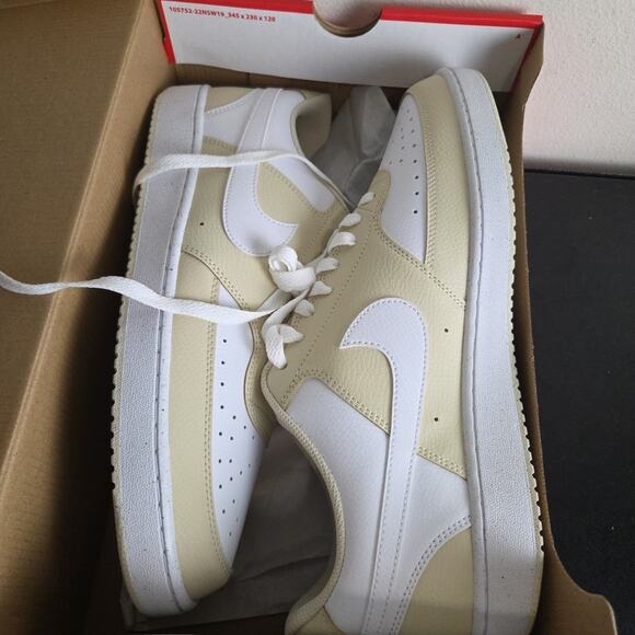 Nike Court Vision Lo Light Khaki Beige White HM9862-200 sz 13 Men\'s Low Top main image 6